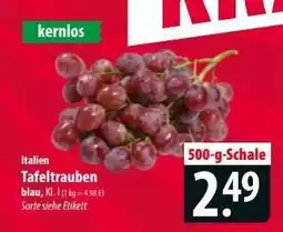 Famila Nord Ost Tafeltrauben Angebot