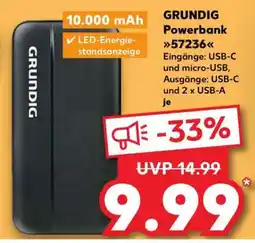 Kaufland GRUNDIG Powerbank 57236 Angebot