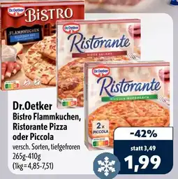 Aktiv Irma Dr.Oetker Bistro Flammkuchen, Ristorante Pizza oder Piccola Angebot
