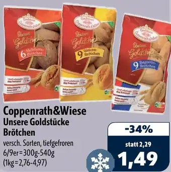 Aktiv Irma Coppenrath&Wiese Unsere Goldstücke Brötchen Angebot