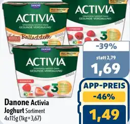 Aktiv Irma Danone Activia Joghurt Angebot