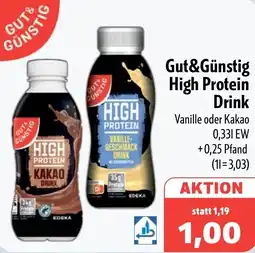 Aktiv Irma Gut&Günstig High Protein Drink Angebot