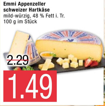 Marktkauf Emmi Appenzeller schweizer Hartkäse Angebot