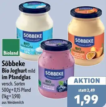 Aktiv Irma Söbbeke Bio Joghurt mild im Pfandglas Angebot