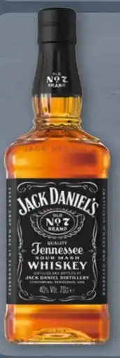 Aldi Nord Jack Daniel's Black Label Old Tennessee Whiskey No. 7 Angebot