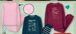 Aldi Nord L & D Kinder Velours-Pyjama Angebot