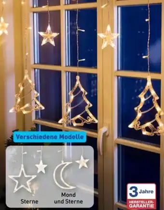 Aldi Nord Home Creation LED-Sternen-Lichtervorhang Angebot