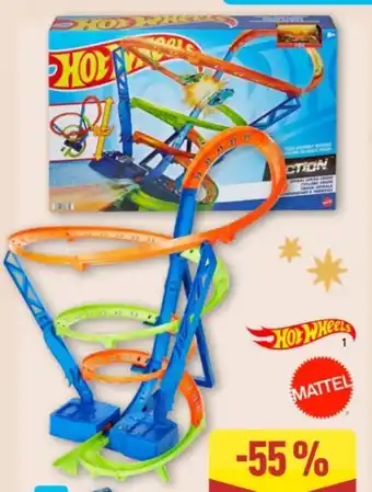 Aldi Nord Mattel Games Hot Wheels Crash-Spirale Angebot