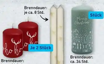 Aldi Nord Home Creation Weihnachtskerze Angebot