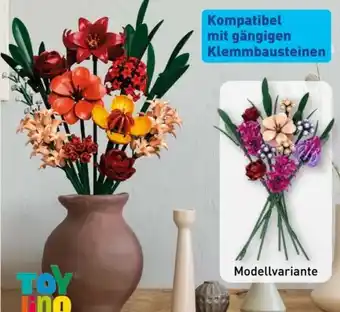 Aldi Nord Toylino Klemmbausteine-Blumenstrauß Angebot