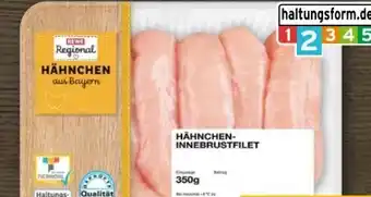 REWE Center Rewe Regional Frisches Hähnchen-Innenbrustfilet Angebot