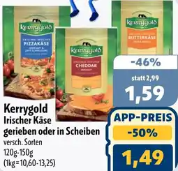 Aktiv Irma Kerrygold Irischer Käse gerieben oder in Scheiben Angebot