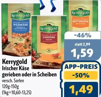 Aktiv Irma Kerrygold Irischer Käse gerieben oder in Scheiben Angebot