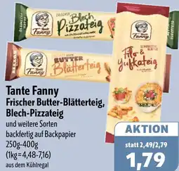 Aktiv Irma Tante Fanny Frischer Butter-Blätterteig, Blech-Pizzateig Angebot