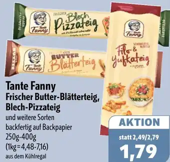 Aktiv Irma Tante Fanny Frischer Butter-Blätterteig, Blech-Pizzateig Angebot