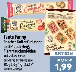 Aktiv Irma Tante Fanny Frischer Butter Croissant und Plunderteig, Flammkuchenböden Angebot