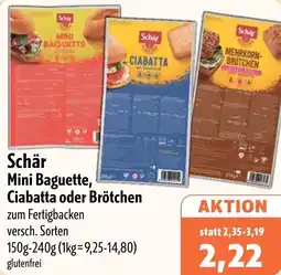 Aktiv Irma Schär Mini Baguette, Ciabatta oder Brötchen Angebot