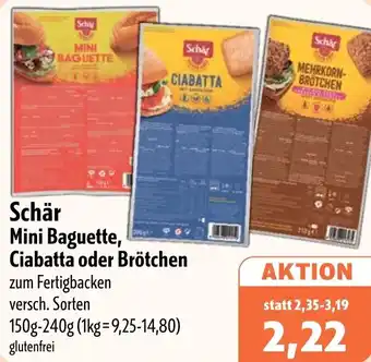 Aktiv Irma Schär Mini Baguette, Ciabatta oder Brötchen Angebot