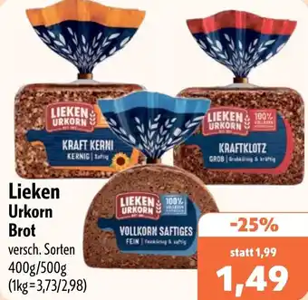 Aktiv Irma Lieken Urkorn Brot Angebot