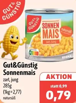 Aktiv Irma Gut&Günstig Sonnenmais Angebot
