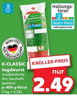 Kaufland K-CLASSIC Jagdwurst Angebot