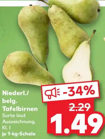 Kaufland Niederl./ belg. Tafelbirnen Angebot