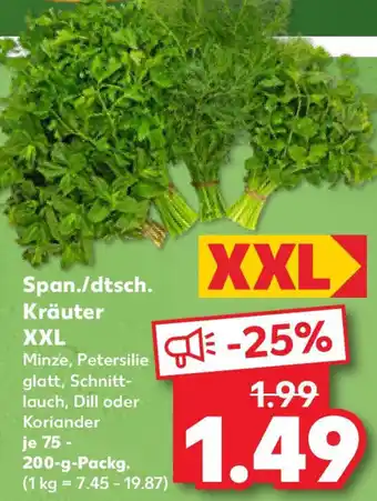 Kaufland Span./dtsch. Kräuter XXL Angebot