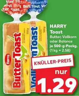 Kaufland HARRY Toast Angebot