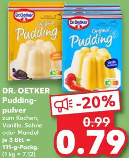 Kaufland DR. OETKER Puddingpulver Angebot
