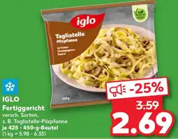 Kaufland IGLO Fertiggericht Angebot