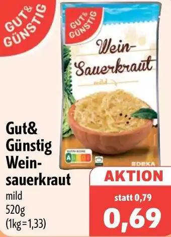 Aktiv Irma Gut& Günstig Weinsauerkraut Angebot