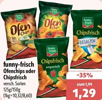 Aktiv Irma funny-frisch Ofenchips oder Chipsfrisch Angebot