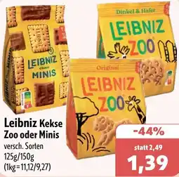 Aktiv Irma Leibniz Kekse Zoo oder Minis Angebot