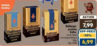 Aktiv Irma Dallmayr prodomo Kaffee Angebot