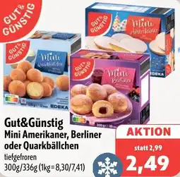 Aktiv Irma Gut&Günstig Mini Amerikaner, Berliner oder Quarkbällchen Angebot