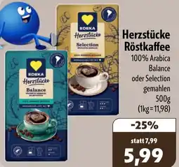 Aktiv Irma EDEKA Herzstücke Röstkaffee Angebot