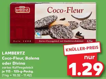 Kaufland LAMBERTZ Coco-Fleur, Balena oder Divina Angebot