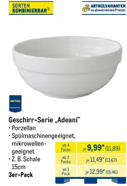 METRO METRO PROFESSIONAL Geschirr-Serie „Adeani" Angebot
