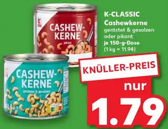 Kaufland K-CLASSIC Cashewkerne Angebot