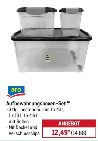 METRO aro Aufbewahrungsboxen-Set Angebot