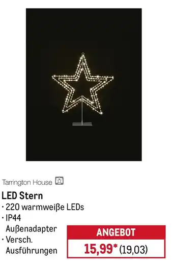 METRO Tarrington House LED Stern Angebot