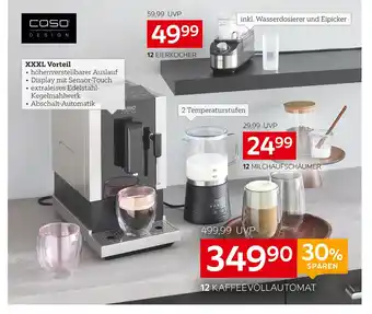 XXXLutz Caso design kaffeevollautomat „café crema one“ Angebot
