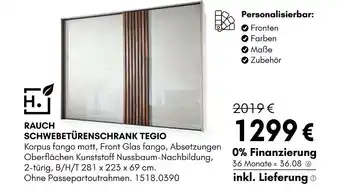 Hardeck Rauch schwebetürenschrank tegio Angebot