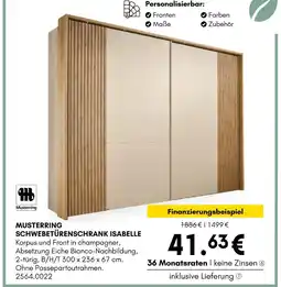 Hardeck Musterring schwebetürenschrank isabelle Angebot