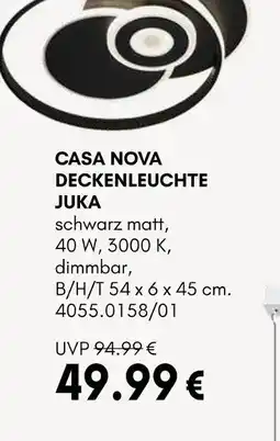 Hardeck Casa nova deckenleuchte juka Angebot