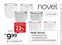XXXLutz Novel gläser-set Angebot