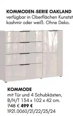Hardeck Kommoden-serie oakland Angebot