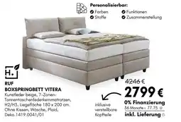 Hardeck Ruf boxspringbett vitera Angebot