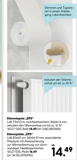 Hellweg Dämmtapete eps 7,5x0,5 m Angebot