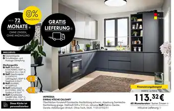 Hardeck Impressa einbauküche calgary Angebot